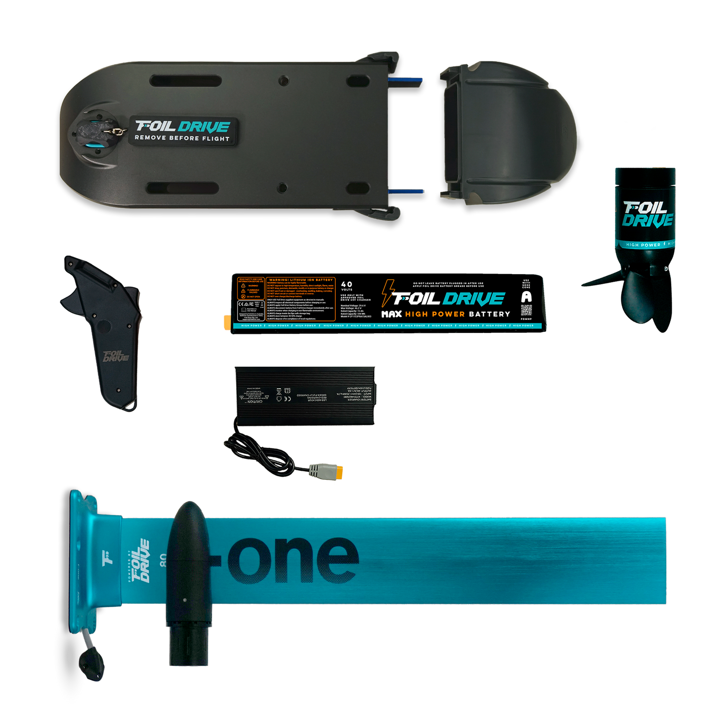 Foil Drive Assist MAX x F-ONE Integrated Aluminium Mast