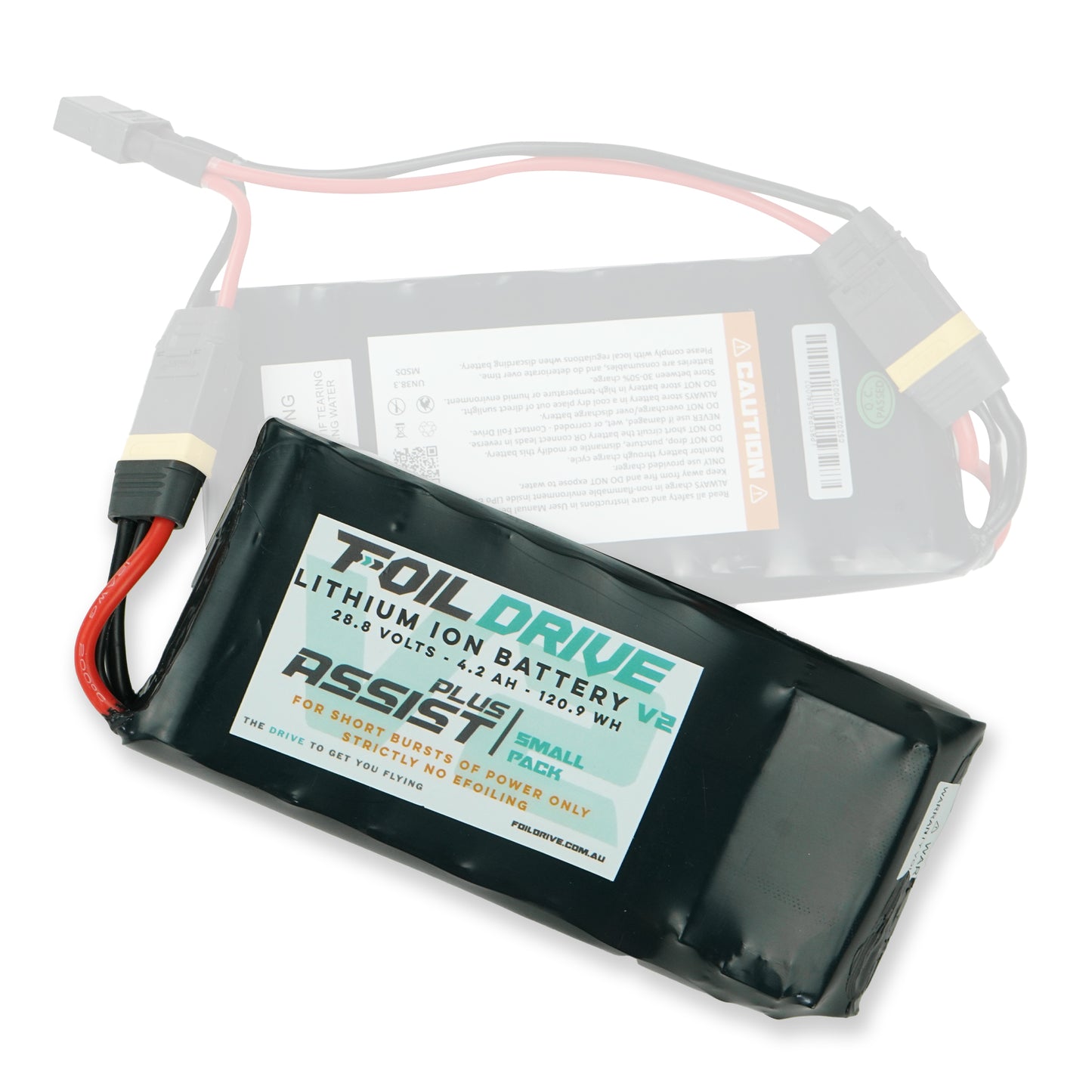 Foil-Drive-Assist-PLUS-V2-Small-Battery-S22-6 - Can be combined with a second Small Battery