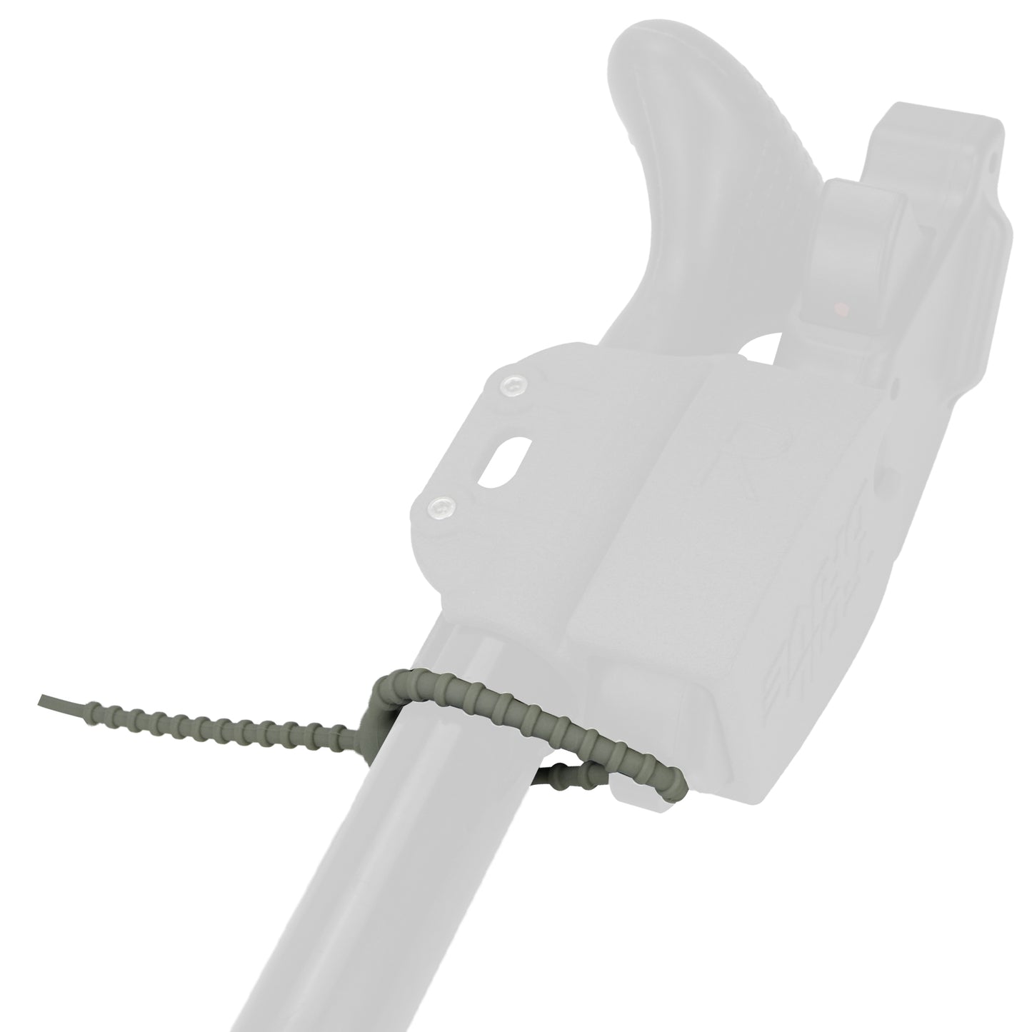 Foil-Drive-Reusable-Rubber-Tie-S22-3 - Installed on paddle to secure controller