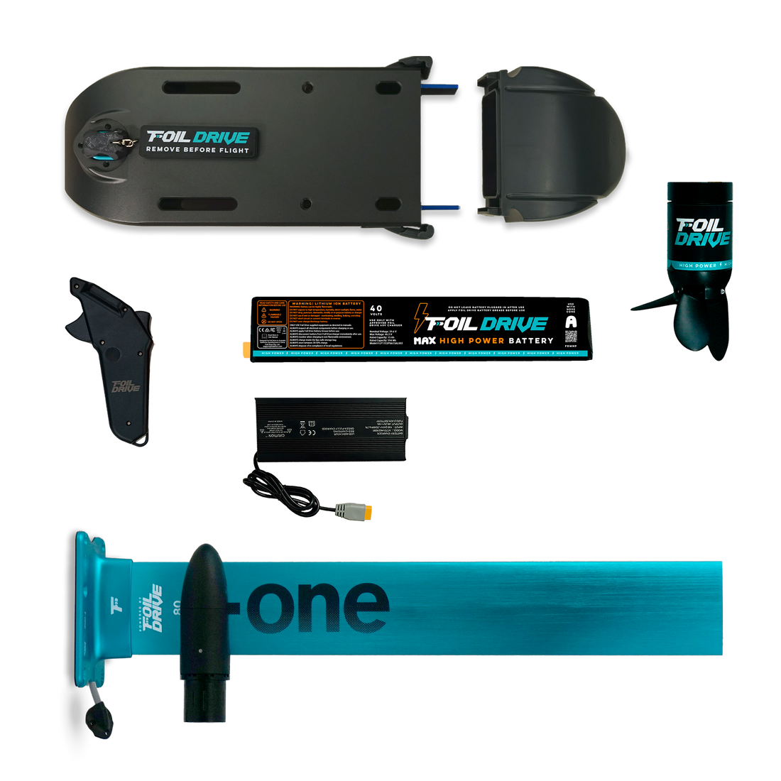 Foil Drive Assist MAX x F-ONE Integrated Aluminium Mast