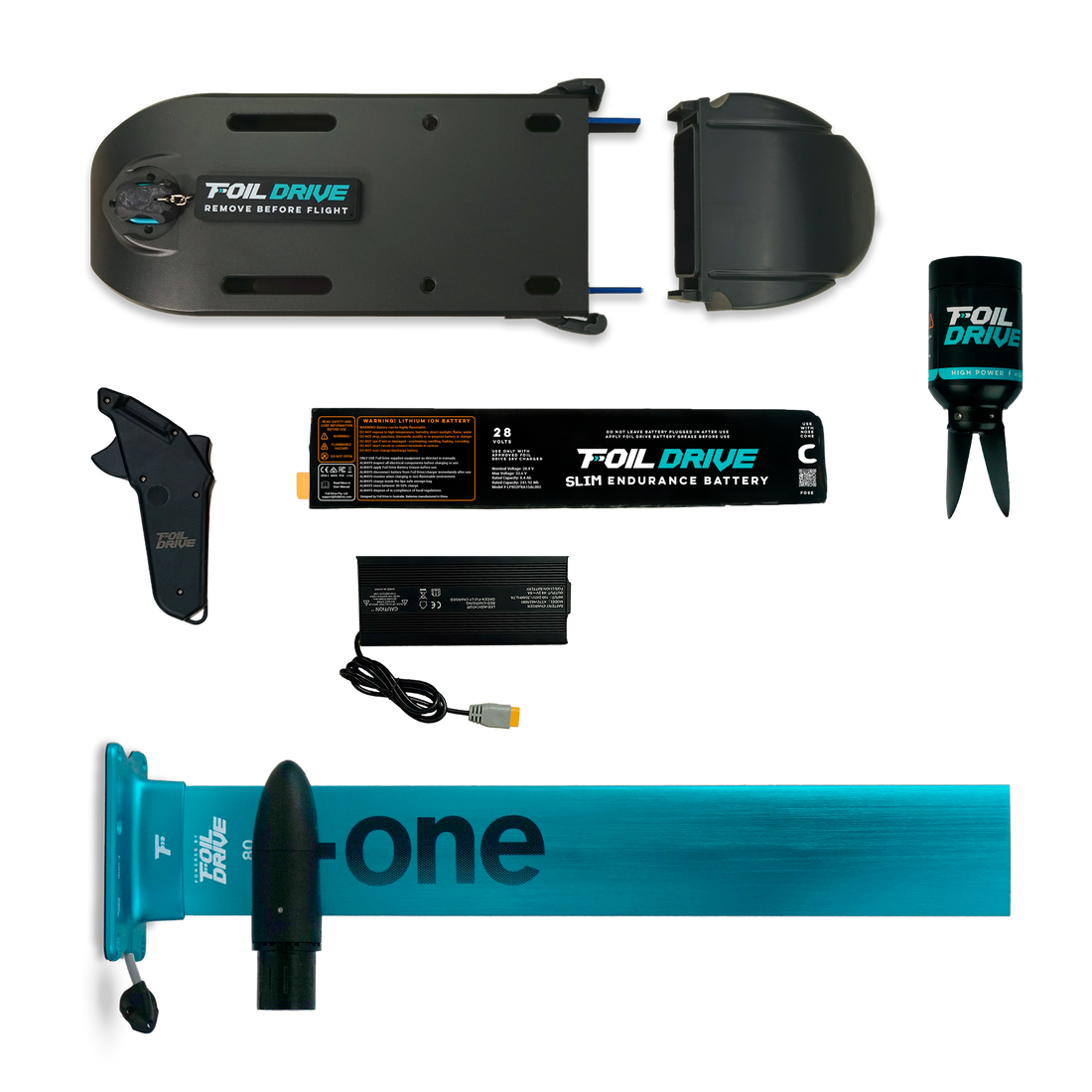 Foil Drive Assist Slim x F-ONE Integrated Aluminium Mast