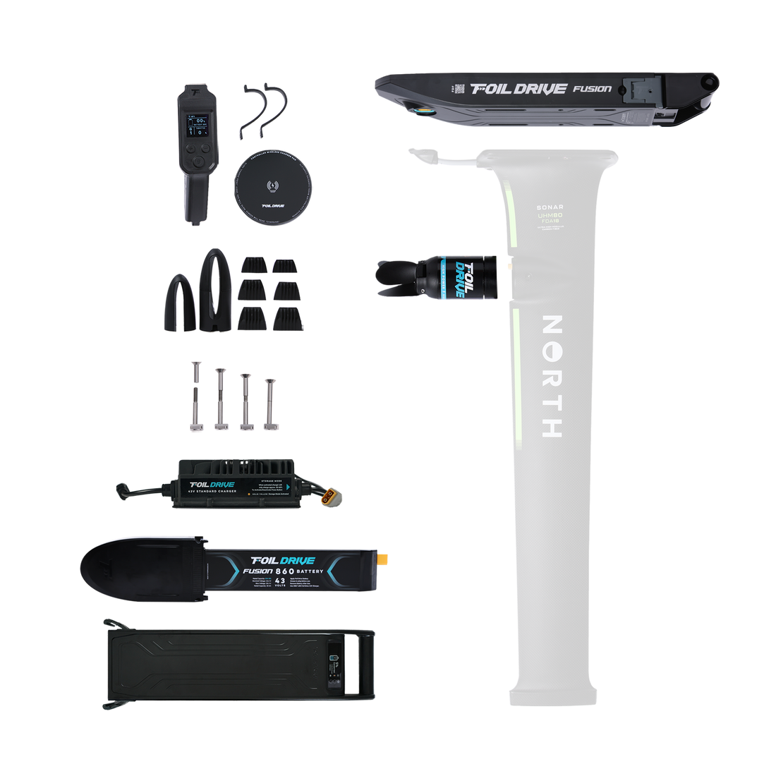 Foil Drive Fusion | NORTH UHM80 Integrated Mast Bundle