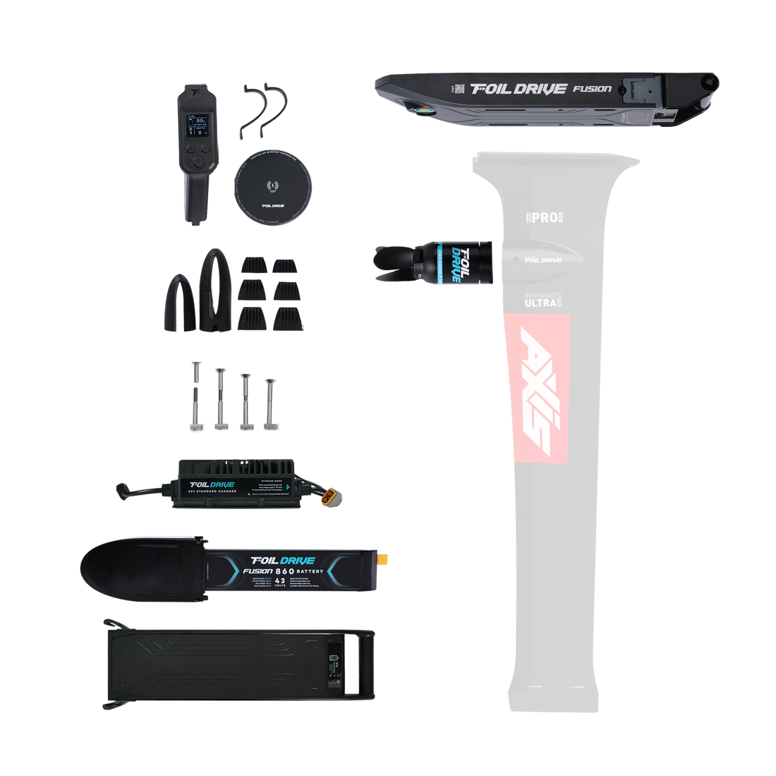 Foil Drive Fusion x AXIS Carbon Integrated 800 Mast Bundle