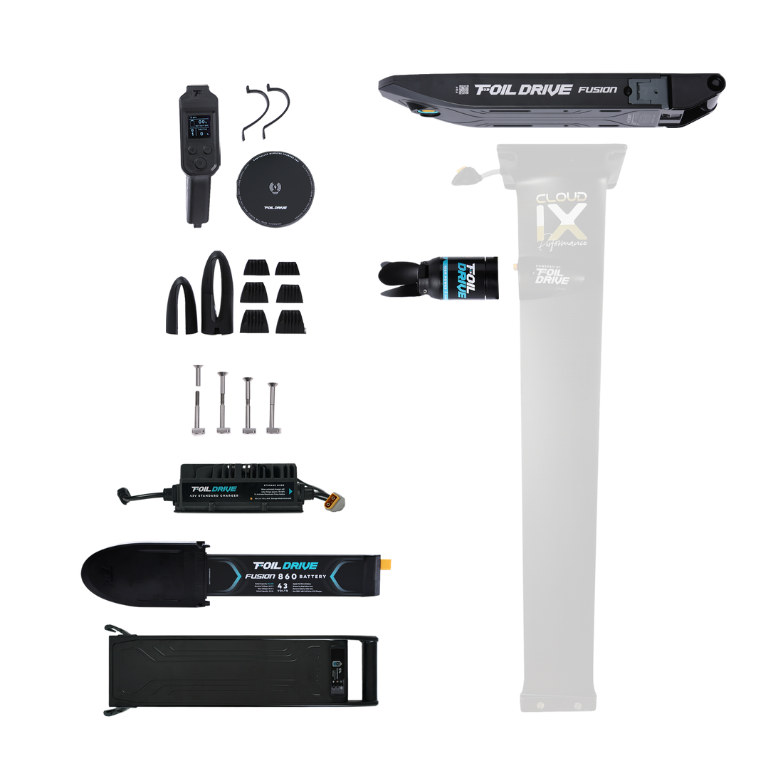 Foil Drive Fusion x Cloud IX Integrated Mast Bundle